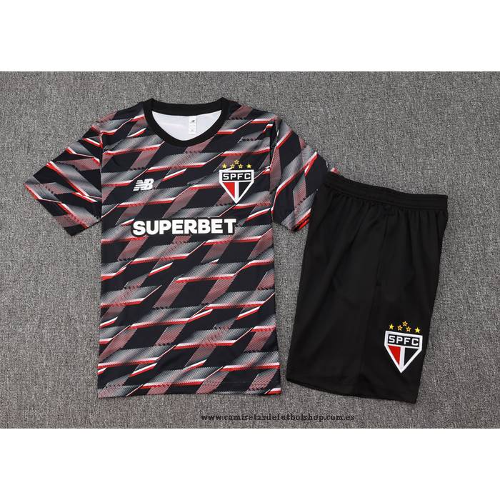 Chandal del Sao Paulo 24-25 Manga Corta Negro - Pantalon Corto